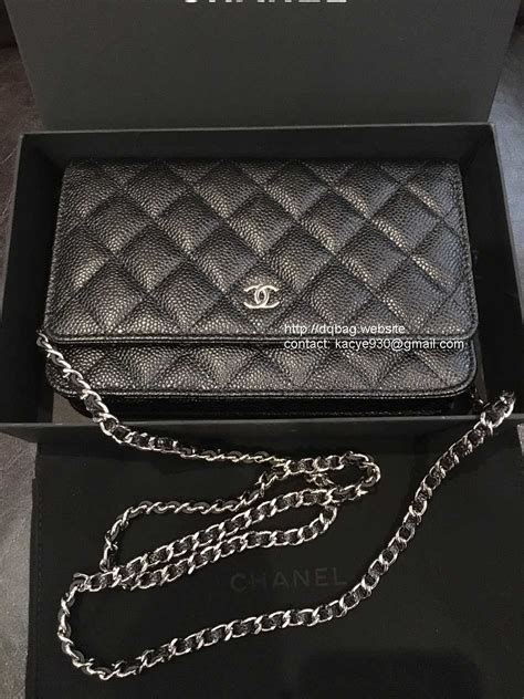 chanel card holder with chain price|Chanel classic wallet on chain.